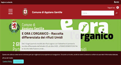 Desktop Screenshot of comune.appianogentile.co.it