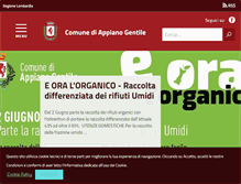 Tablet Screenshot of comune.appianogentile.co.it